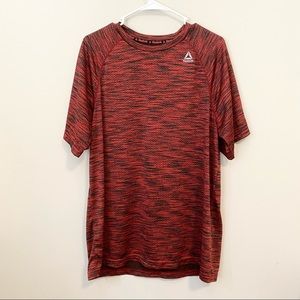 REEBOK Men’s Performance Tee Athletic Gum L Red
